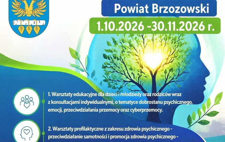 Powiatowa Akademia Zdrowia Psychicznego w powiecie brzozowskim